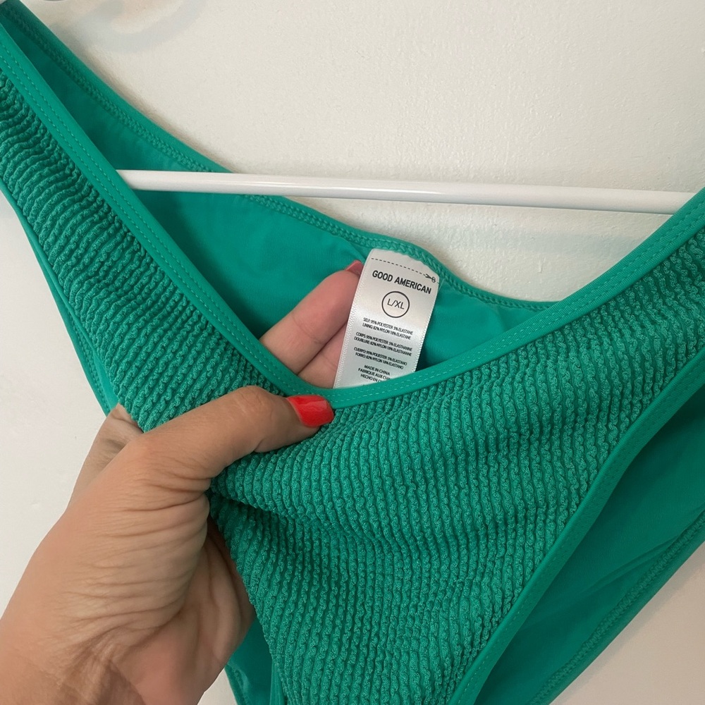 Good American Jade Green Bikini Bottom